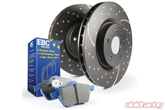 EBC Brakes S6KR Kit Number REAR Disc Brake Pad and Rotor Kit DP51193NDX+GD7089 Honda S2000 Rear 2000-2009