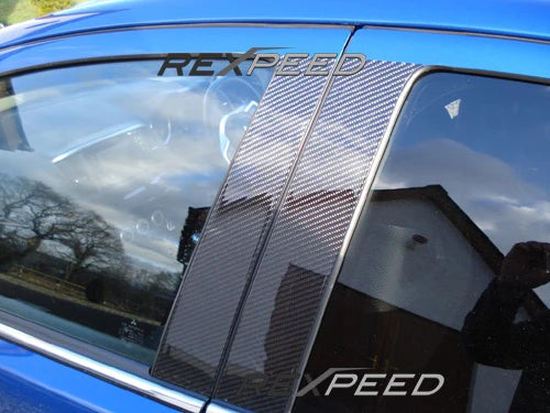 Rexspeed Varis style  Carbon Fiber Pillar Trim
