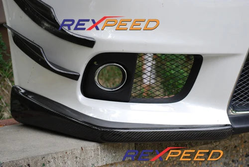 Rexpeed V-Style Carbon Fiber Canards (Evo X)