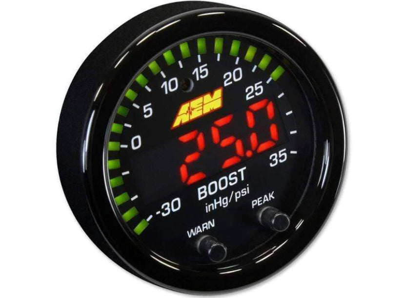 AEM X-Series 35 PSI Boost Gauge 52mm