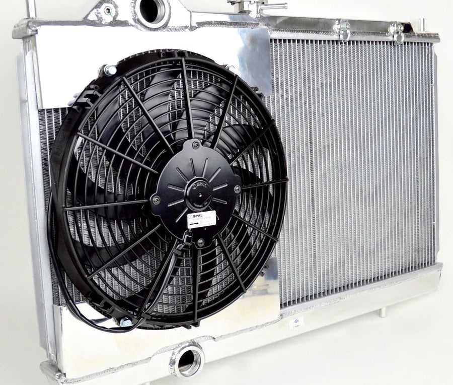 CSF Radiator Mitsubishi Lancer EVO [w/ 12" SPAL Fan] (03-06)