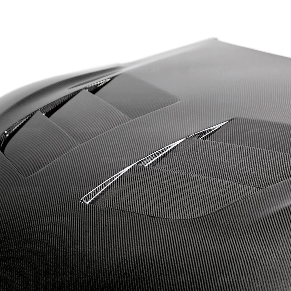 Seibon TSII-Style Double-Sided Carbon Fiber Hood (20-21 GR Supra)