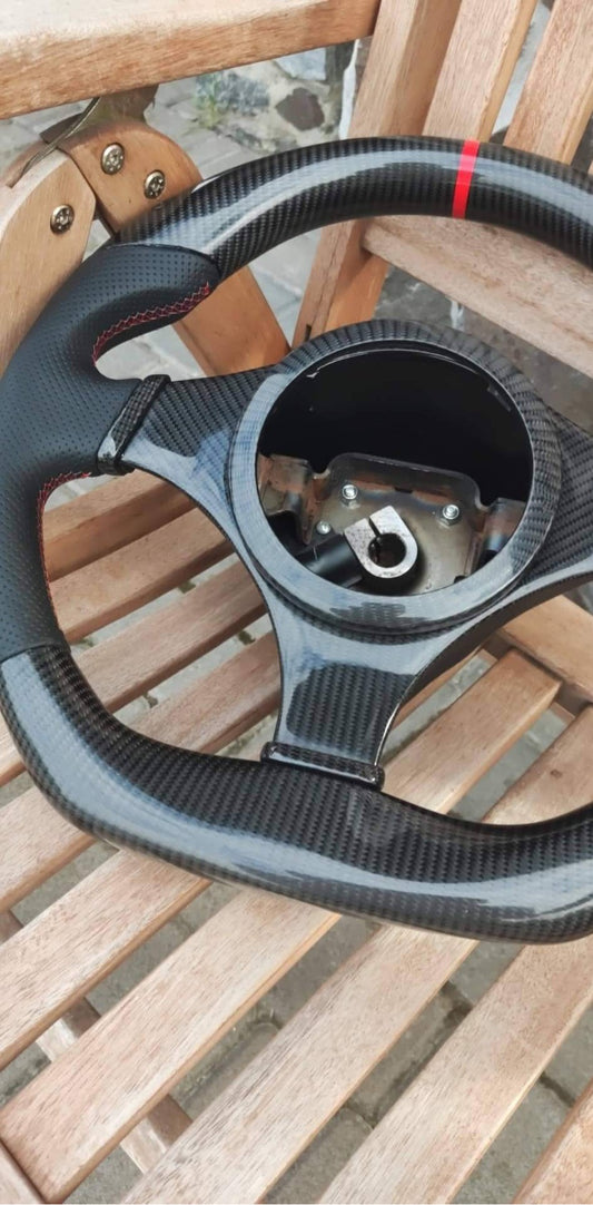 Custom made evo 8/9 steering wheel