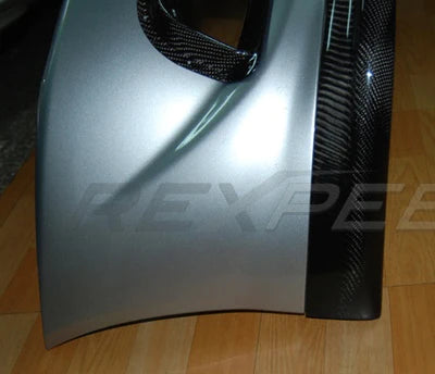 Rexpeed D-Style Carbon Fiber Front Lip (Evo 8)