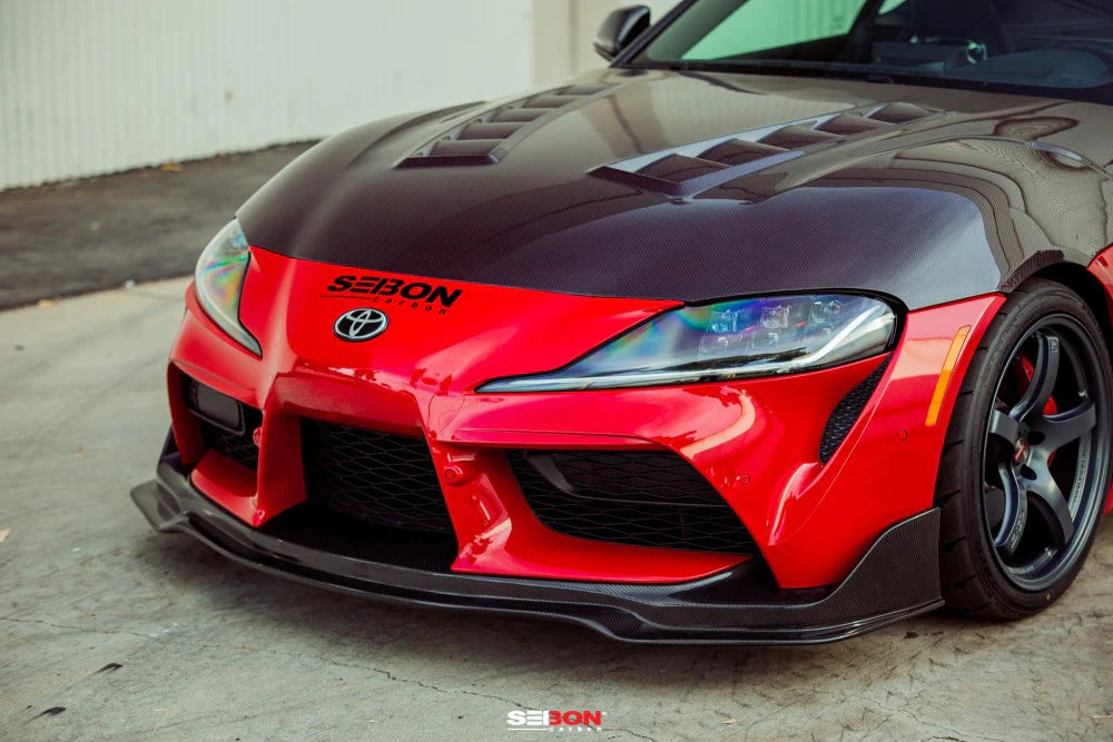 Seibon MB-Style Carbon Fiber Front Lip (20-21 GR Supra)