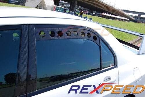 Rexpeed Carbon Fiber Window Vents (Evo 7/8/9)