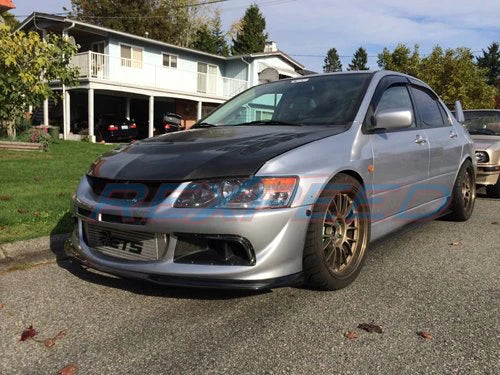 Rexpeed R-Type Carbon Fiber Front Lip Spoiler Mitsubishi EVO 8