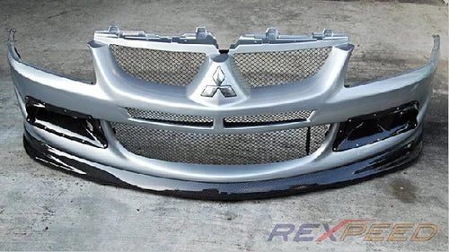 Rexpeed D-Style Carbon Fiber Front Lip (Evo 8)