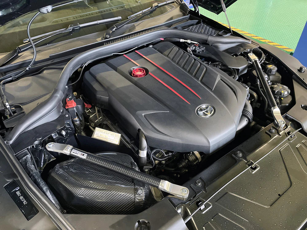 HKS Carbon Fiber Strut Brace Set | 2020-2022 Toyota Supra