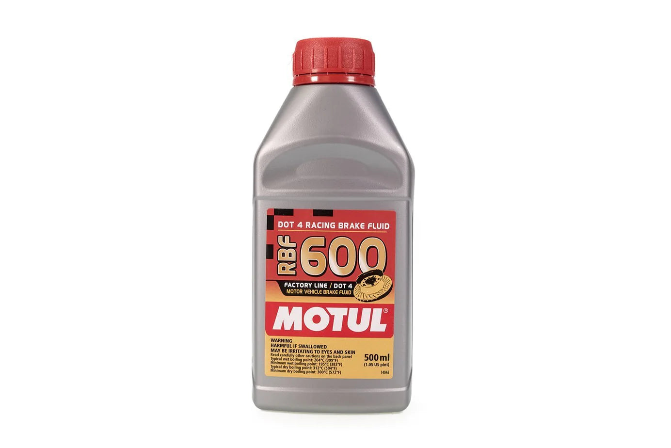 Motul RBF600 Brake Fluid Synthetic DOT 4 500ml - Universal