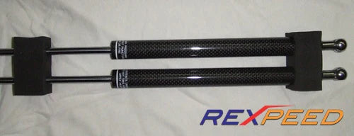 Rexpeed Carbon Fiber Hood Dampers (Evo 7/8/9)