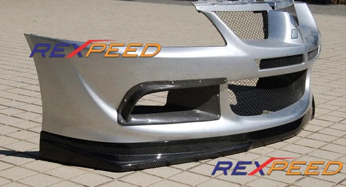 Rexpeed Type-V Carbon Fiber Front Lip (Evo 8)
