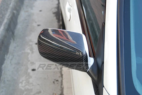 Rexpeed Dry Carbon Fiber Mirror Covers (Evo 7/8/9)      2 Reviews  Ask a question | Write a review