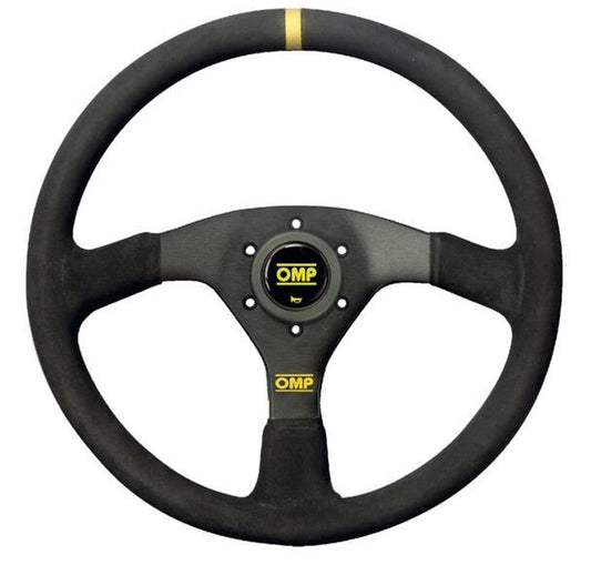 OMP Racing Steering Wheel Velocita: Flat 350mm | Black Suede