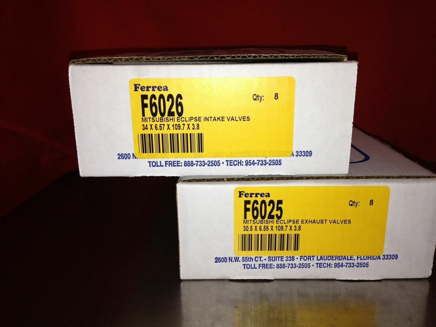 Ferrea 6000 Series Stock Size Competition Valves | 1G / 2G DSM & Evo 8/9
