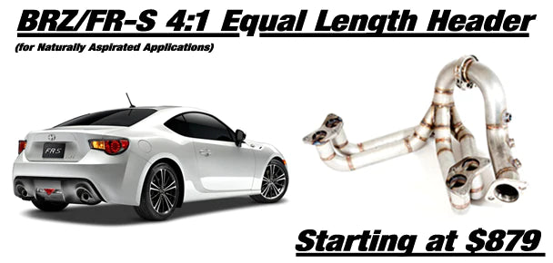 P&L Motorsports 2013+ BRZ/FR-S 4-1 Equal Lenght Header