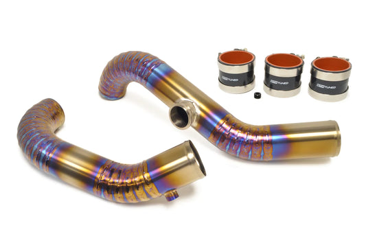 STM Evo 7/8/9 Titanium 3in Race Upper Intercooler Pipe Kit