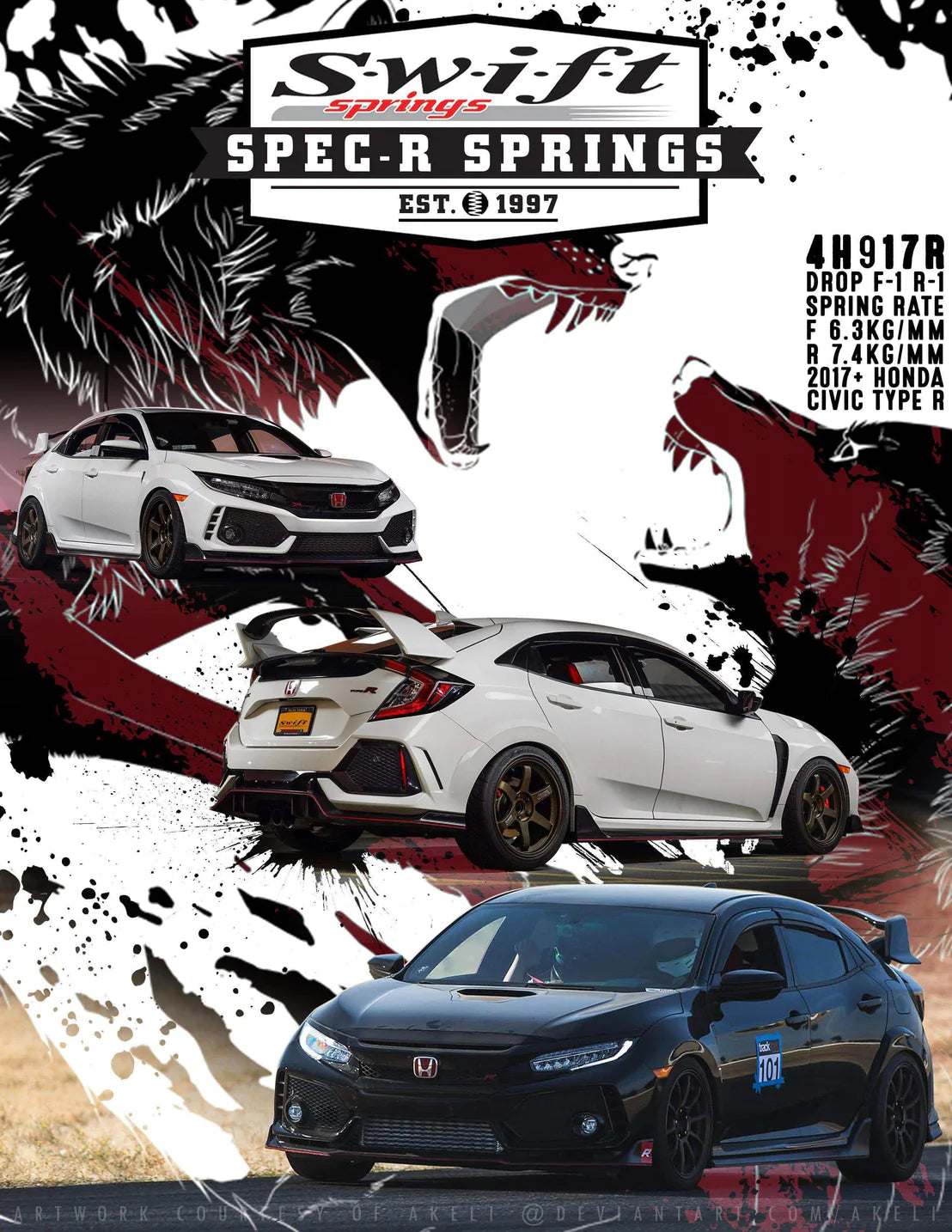 Swift Sports Springs Spec-R | 2017-2021 Honda Civic Type-R