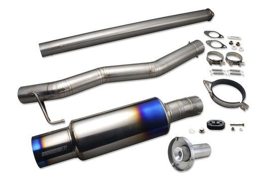 Tomei Expreme Ti Full Titanium Catback Exhaust for EVO 8 9 4G63 USDM for Rear Bumper